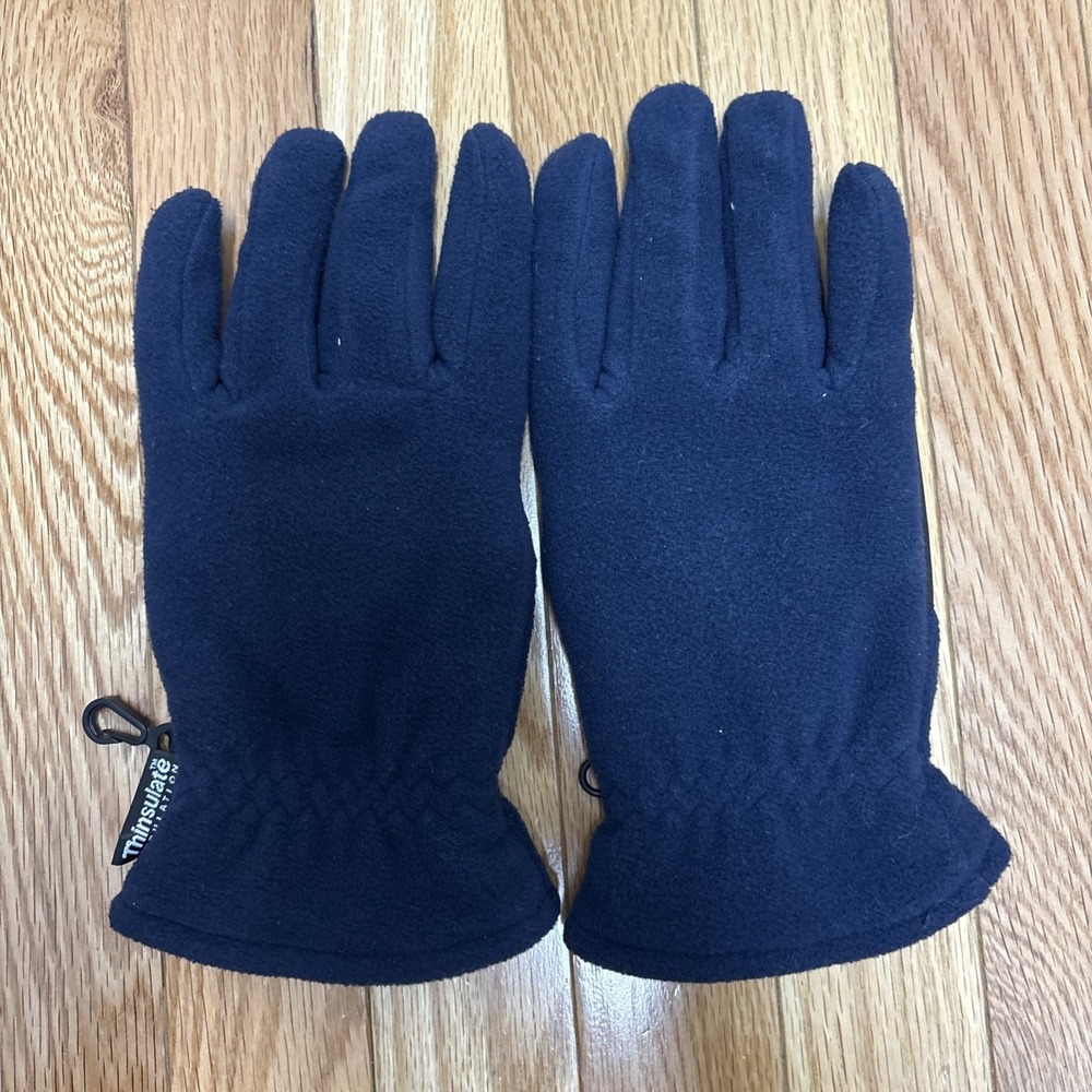 Navy Cozy Thinsulate Fleece Winter Gloves
